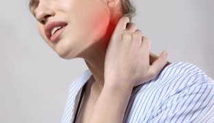 Pain in the neck in osteochondrosis